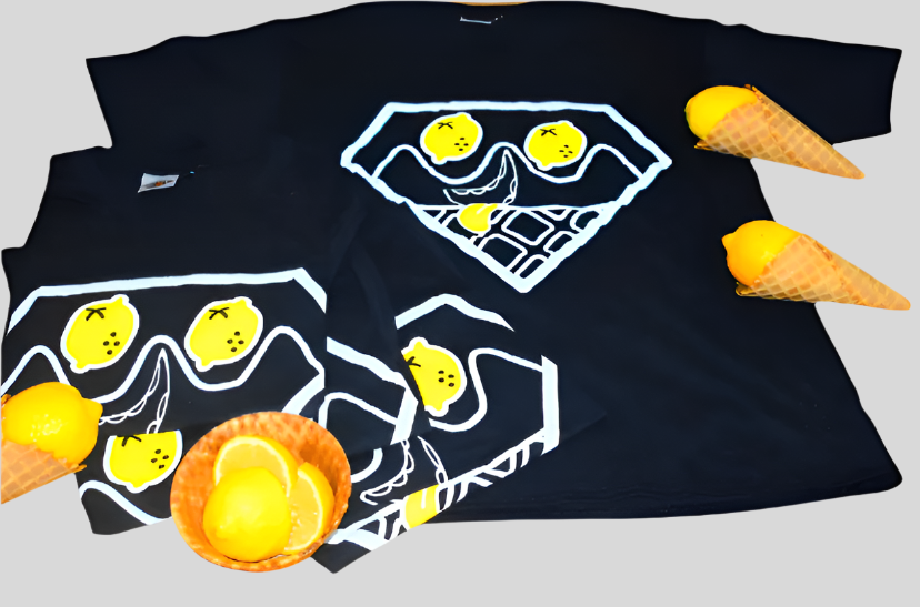 L.E lemon Diamond Tee - gud nuws