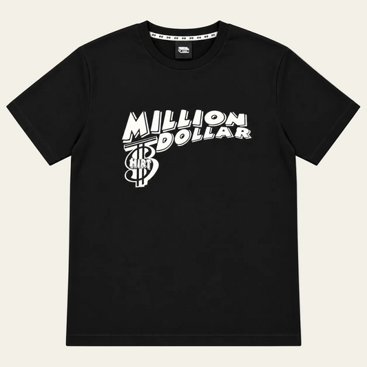 BLACK MILLION DOLLAR TEE
