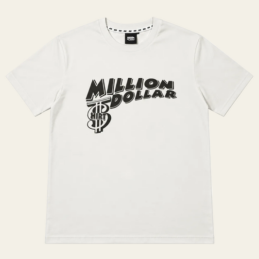 WHITE MILLION DOLLAR TEE - gud nuws