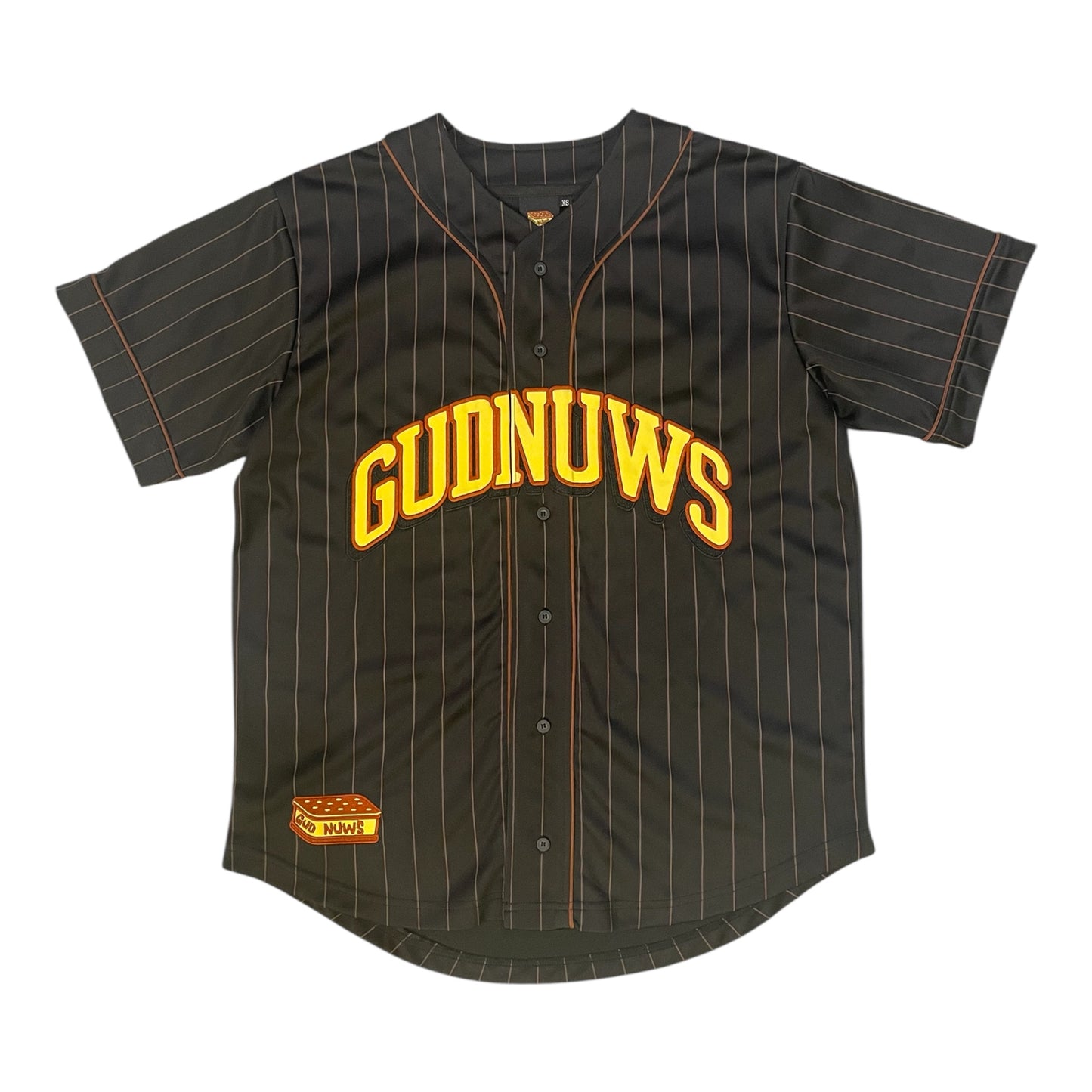 BANANA BASEBALL JERSEY - gud nuws
