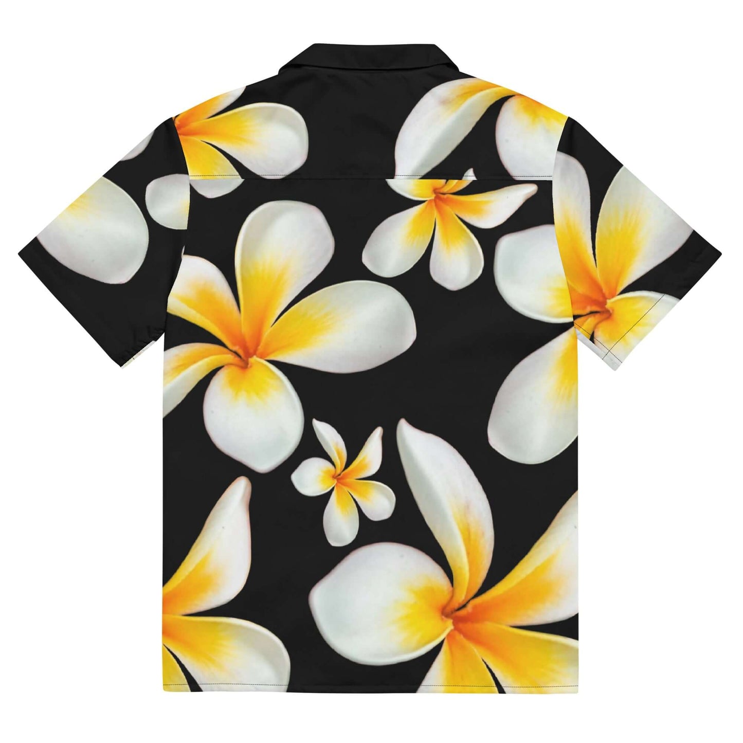 plumeria button shirt - gud nuws